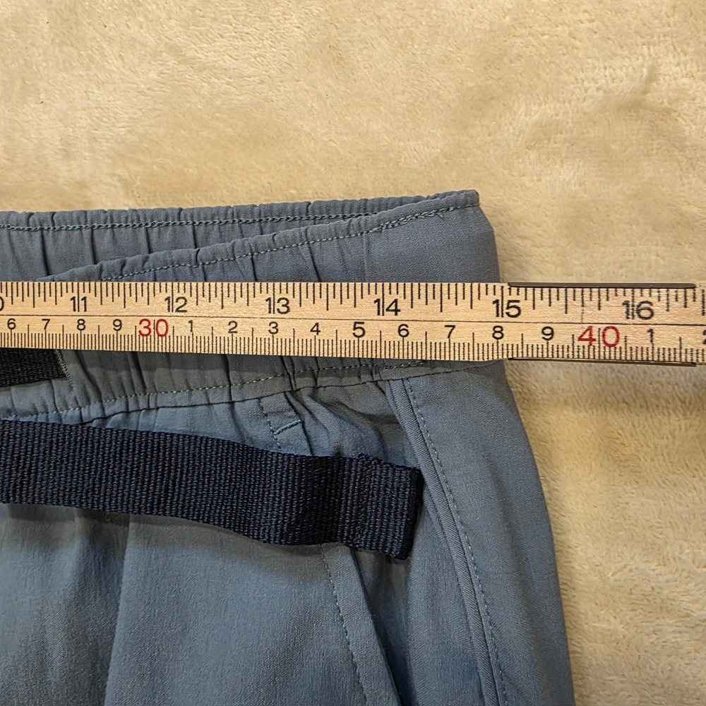 The North Face Mens Small Short Gray Hiking Trail Pants Integrated Belted Nylon - Picture 6 of 9